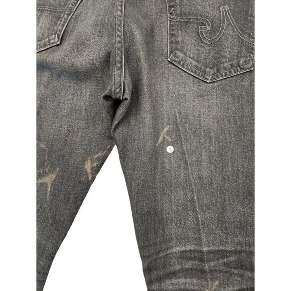 AG Adriano Goldschmied  The Dylan Mens Dark Blue Demin Jeans Size 36 Stretch - Picture 6 of 7